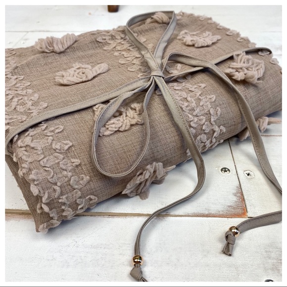 *CLEARANCE* Swiss Dot Taupe Woven Dress - Picture 5 of 8